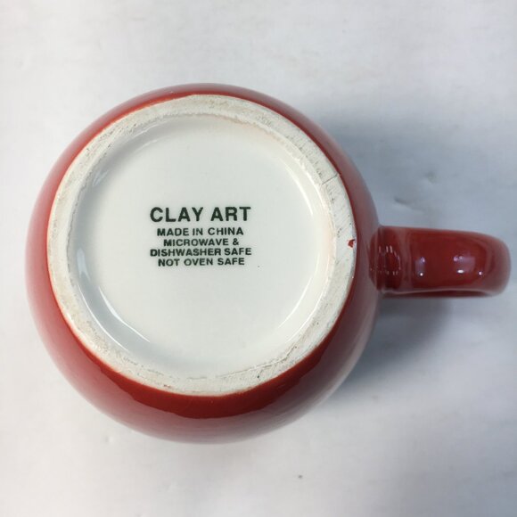 Clay Art Santa Fe Jalapeno Mug Red Chilli Coffee Cup - Picture 4 of 7